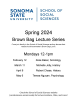 Spring 24 Brown Bag Lecture Schedule